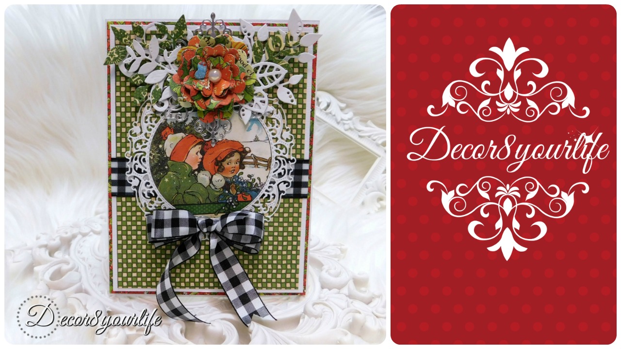 Christmas Card Tutorial Decor8yourlife