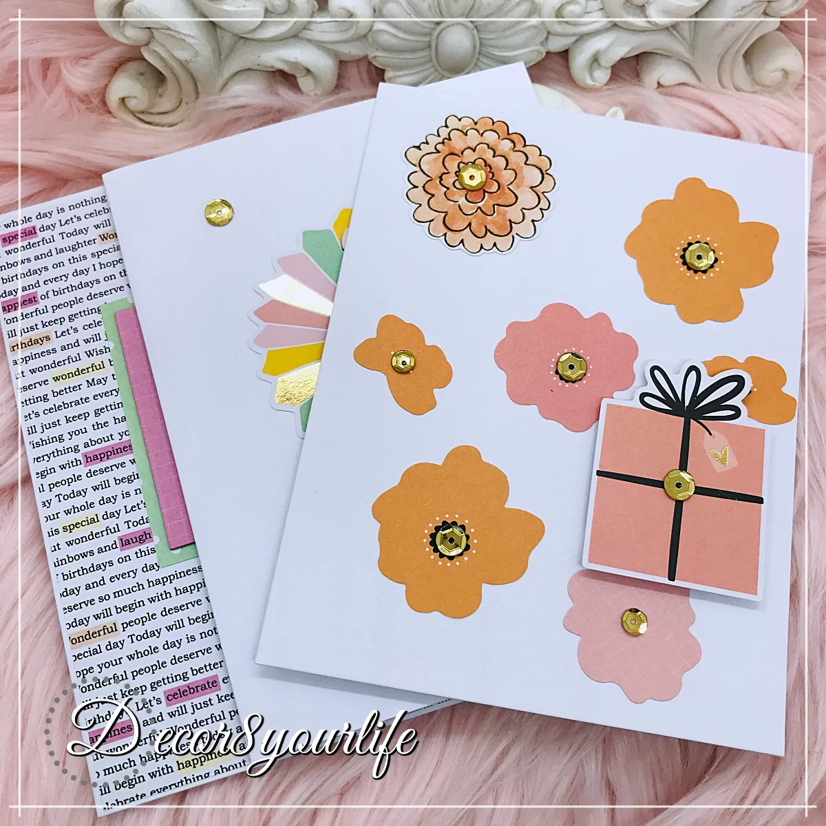 Handmade Birthday Cards Set of 3 | Handmade Gifts | Pretty Paper