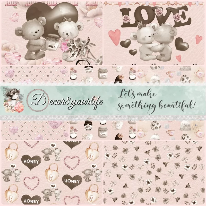 Introducing our Newest Valentine's Day Paper Collection: Honey Bear