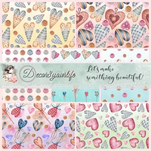 COUNTRY LUVIN DIGITAL PAPER PACK FOR SCRAPBOOKS HANDMADE CARDS, JOURNALING AND OTHER PAPER CRAFTS