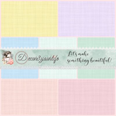Pastel Fabric Scrapbook Paper Collection - 8.5 x 11 Cardstock in 7 Colors